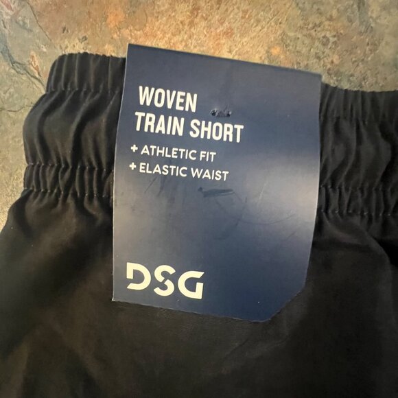 DSG Boys Small Woven Training Athletic Shorts, Smal With Elastic Waist Pure Blac - Picture 5 of 9